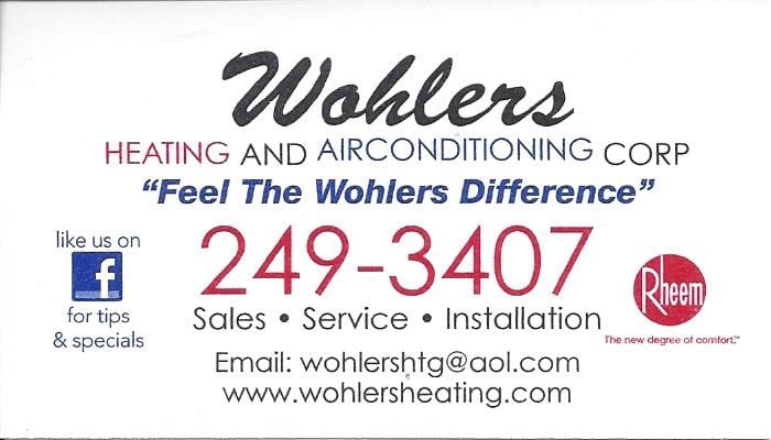 Logo for Wohlers Heating & Air Conditioning Corp