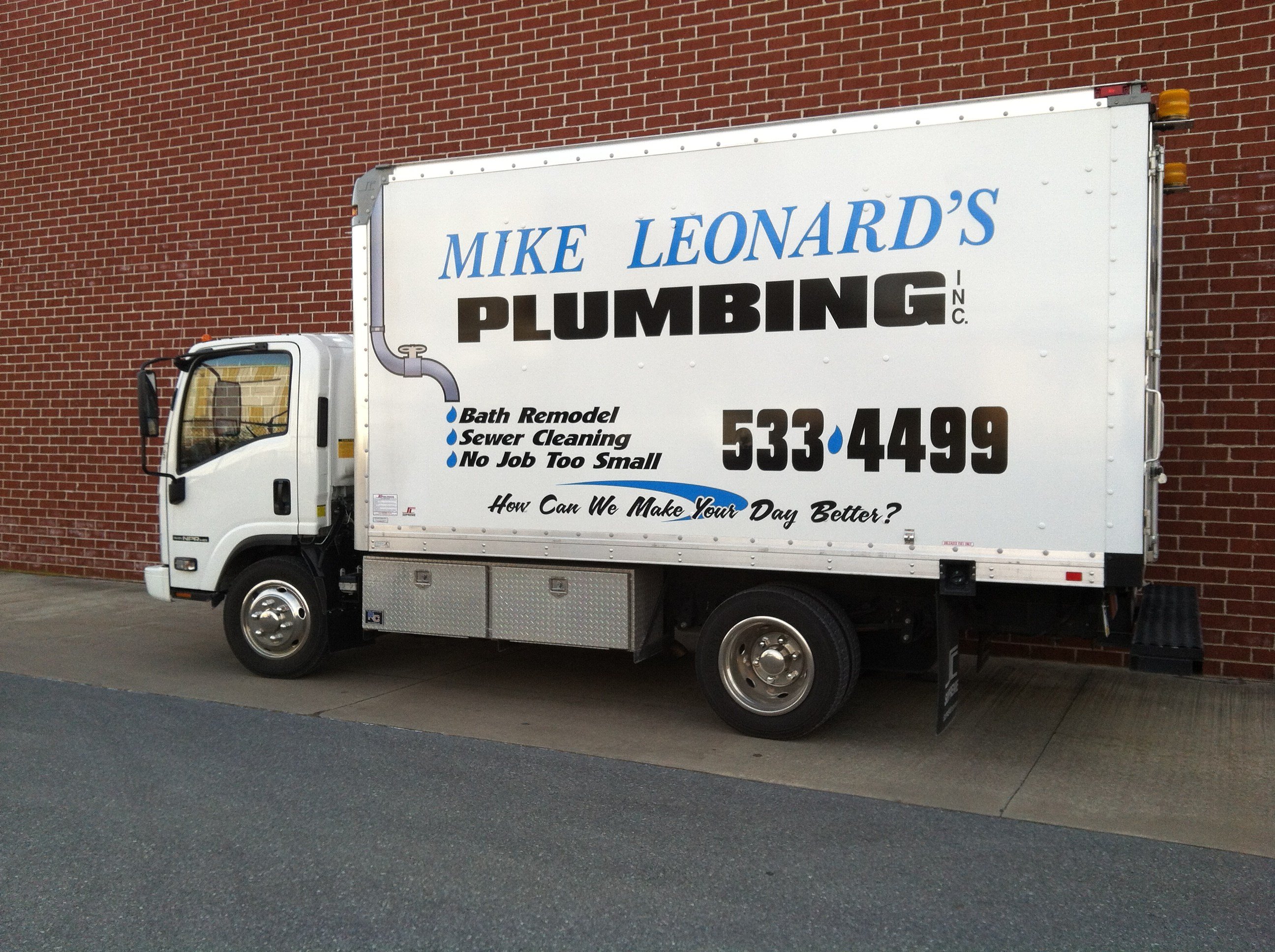 Logo for MIKE LEONARD'S PLUMBING