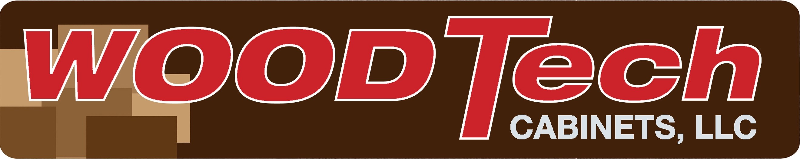 Logo for WoodTech Cabinets LLC