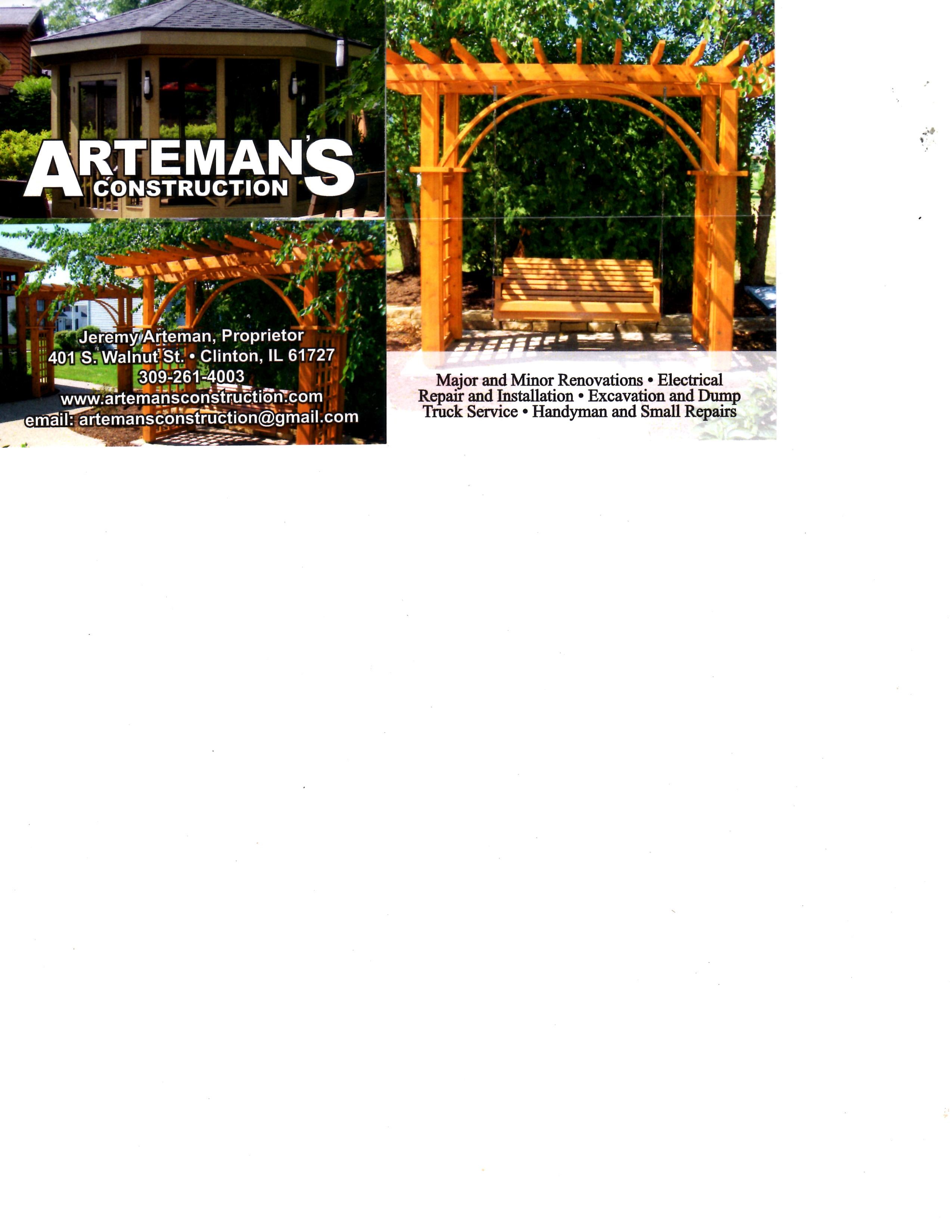 Avatar for Arteman's Construction