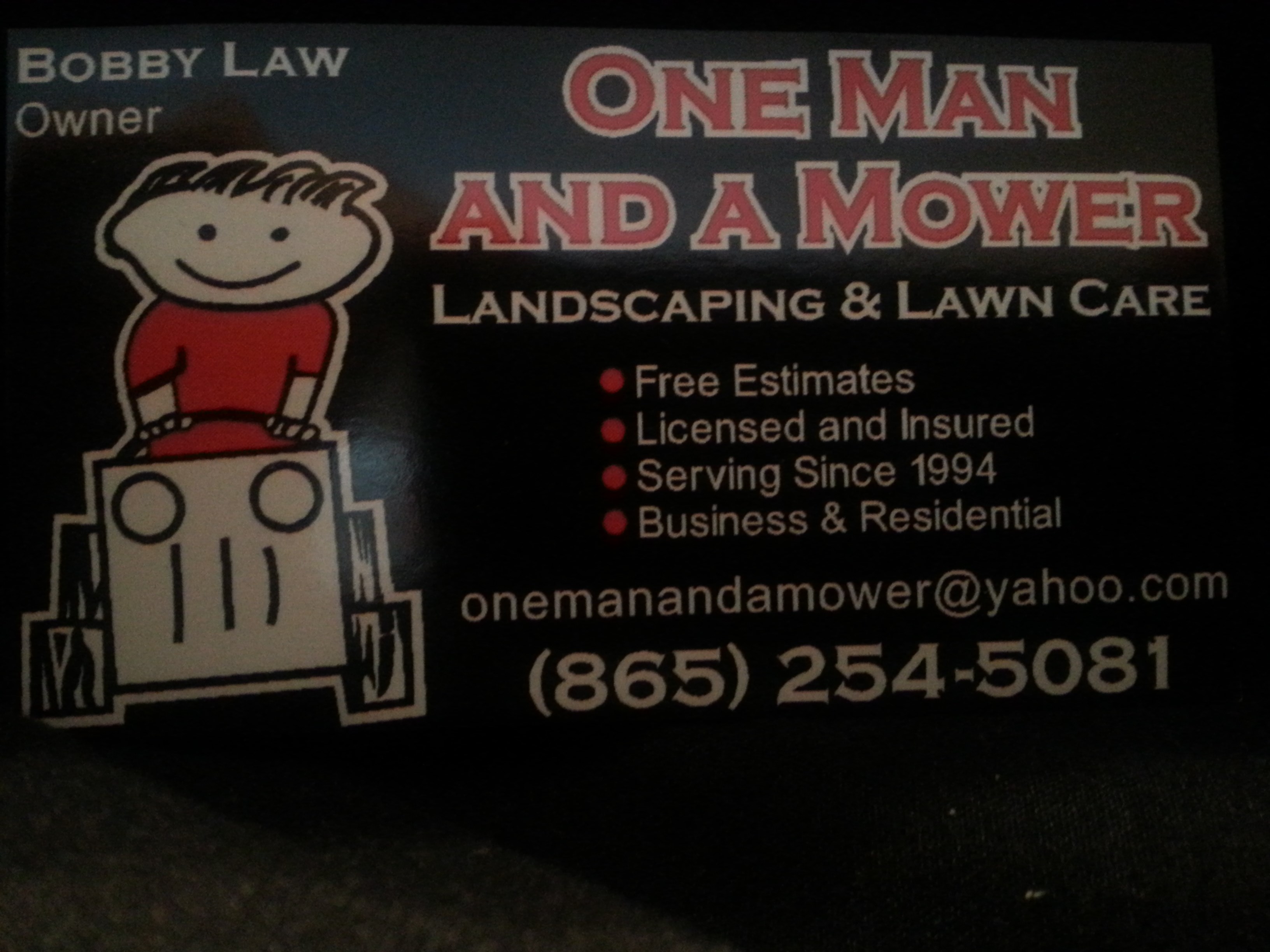 Avatar for One Man & A Mower