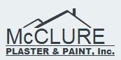 Logo for McClure Plaster & Paint Inc