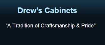 Logo for Drew's Cabinets