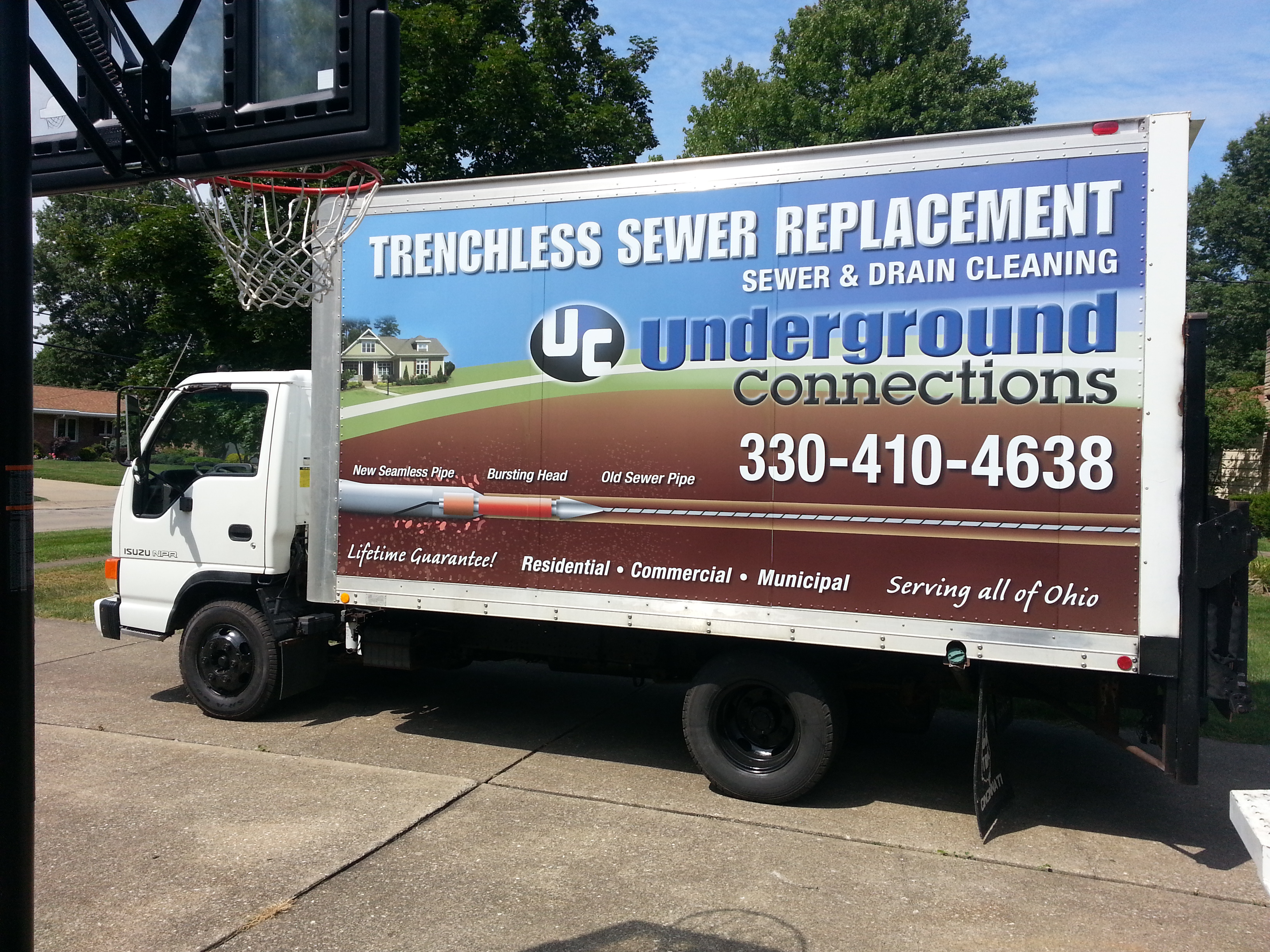 Logo for Underground Connections - Trenchless Sewer Repair