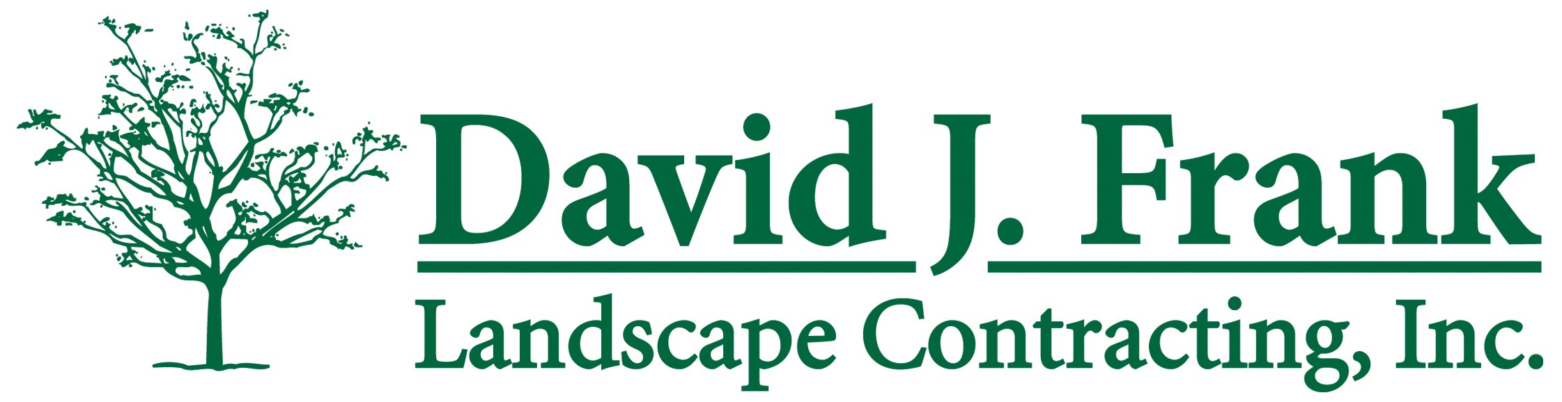 Logo for DAVID J FRANK LANDSCAPE CONTRACTING INC