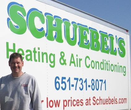 SCHUEBEL'S HEATING & AIR CONDITIONING logo
