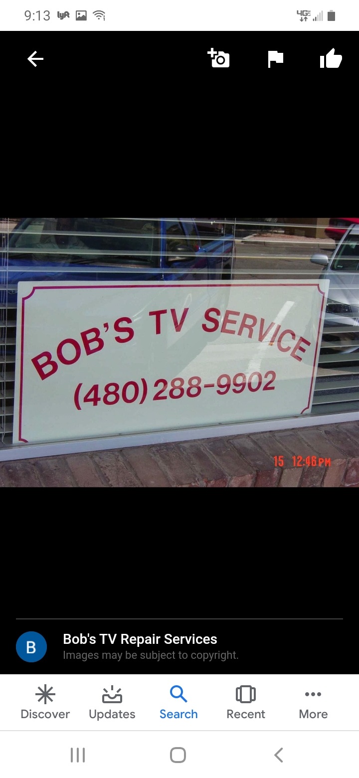 Logo for Bob's TV Service