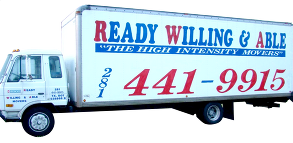 Logo for READY WILLING & ABLE MOVERS