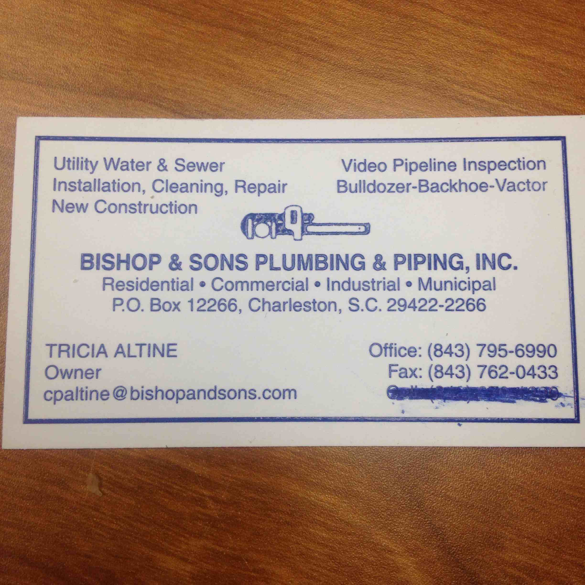 Avatar for Bishop & Sons Plumbing & Pipe