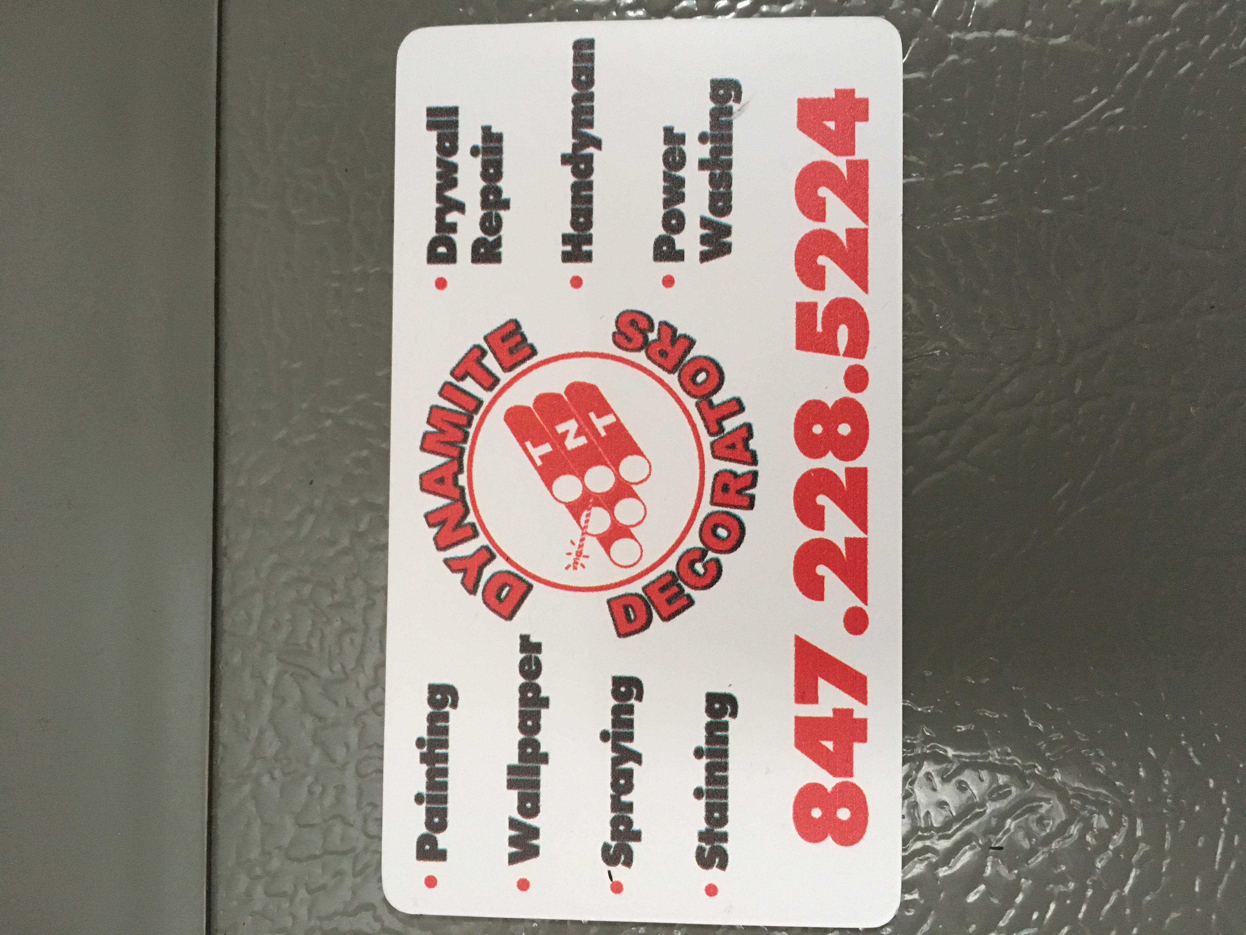 Logo for TNT DYNAMITE DECORATORS