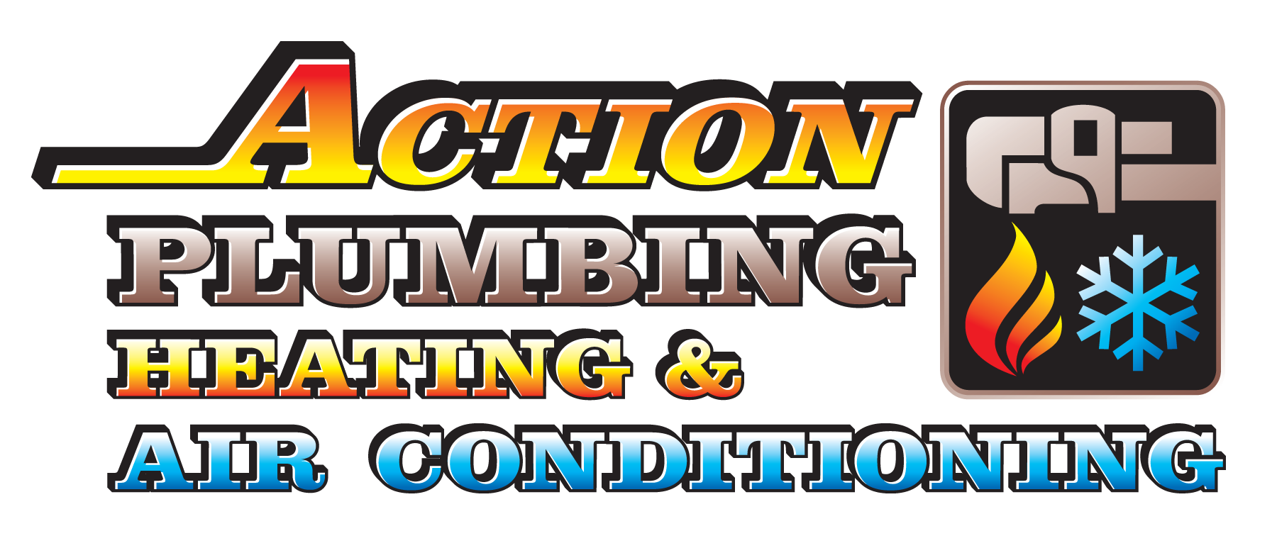 Logo for Action Plumbing, Heating & Air Conditioning