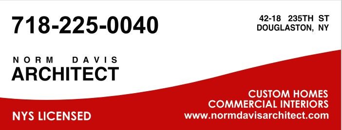 Logo for NORM DAVIS ARCHITECT