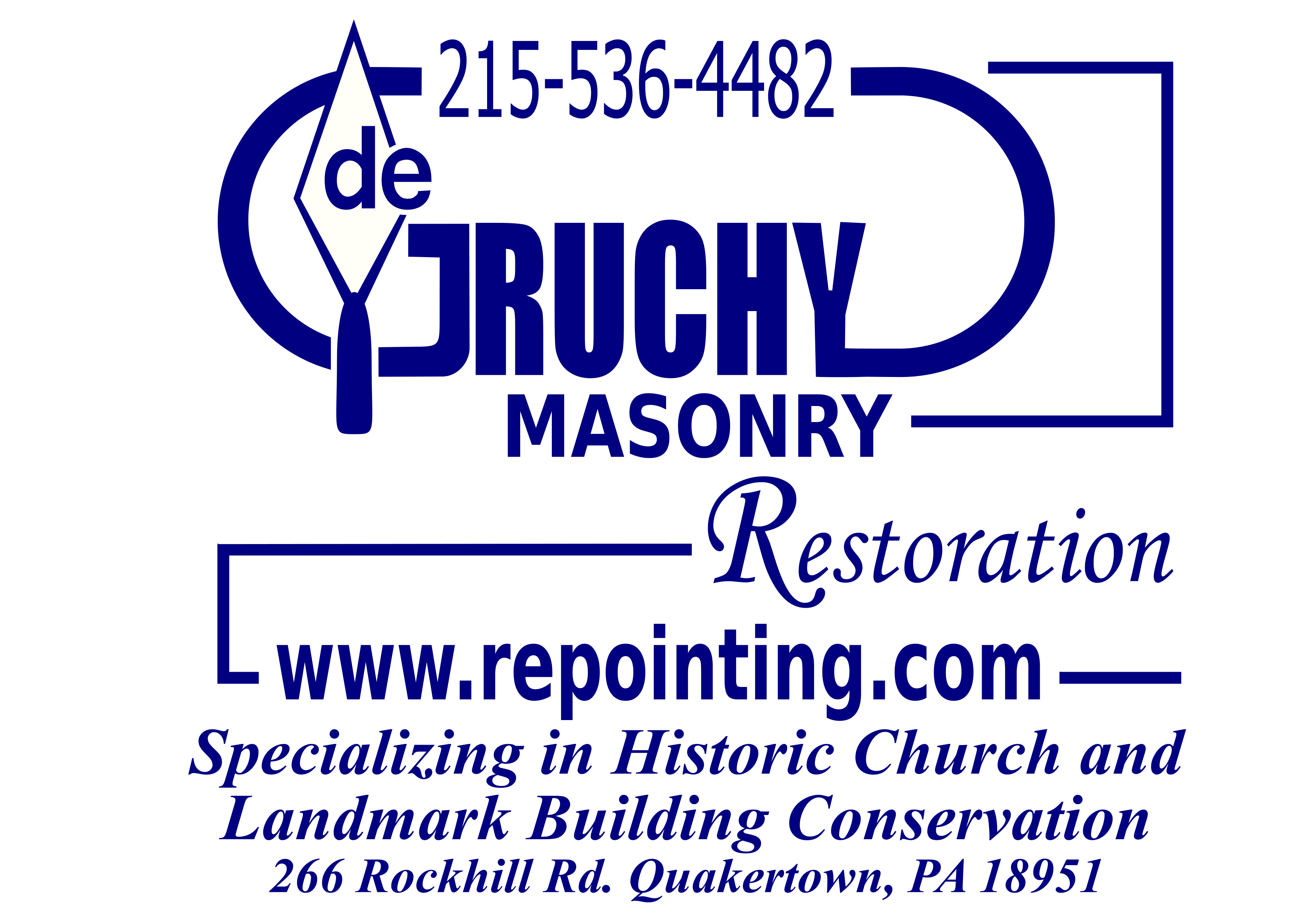 Logo for deGruchy Masonry Restoration