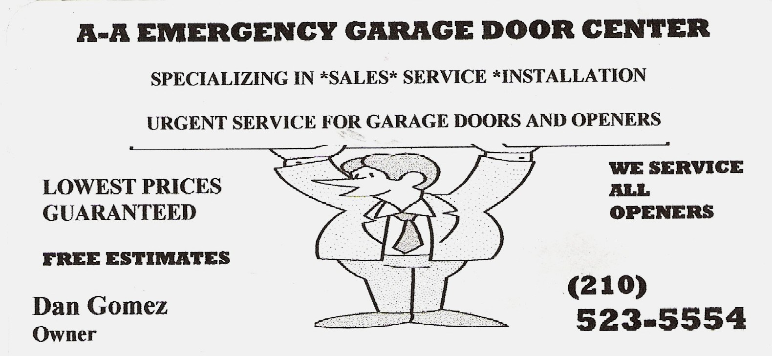 Avatar for A-A Emergency Garage Door Center
