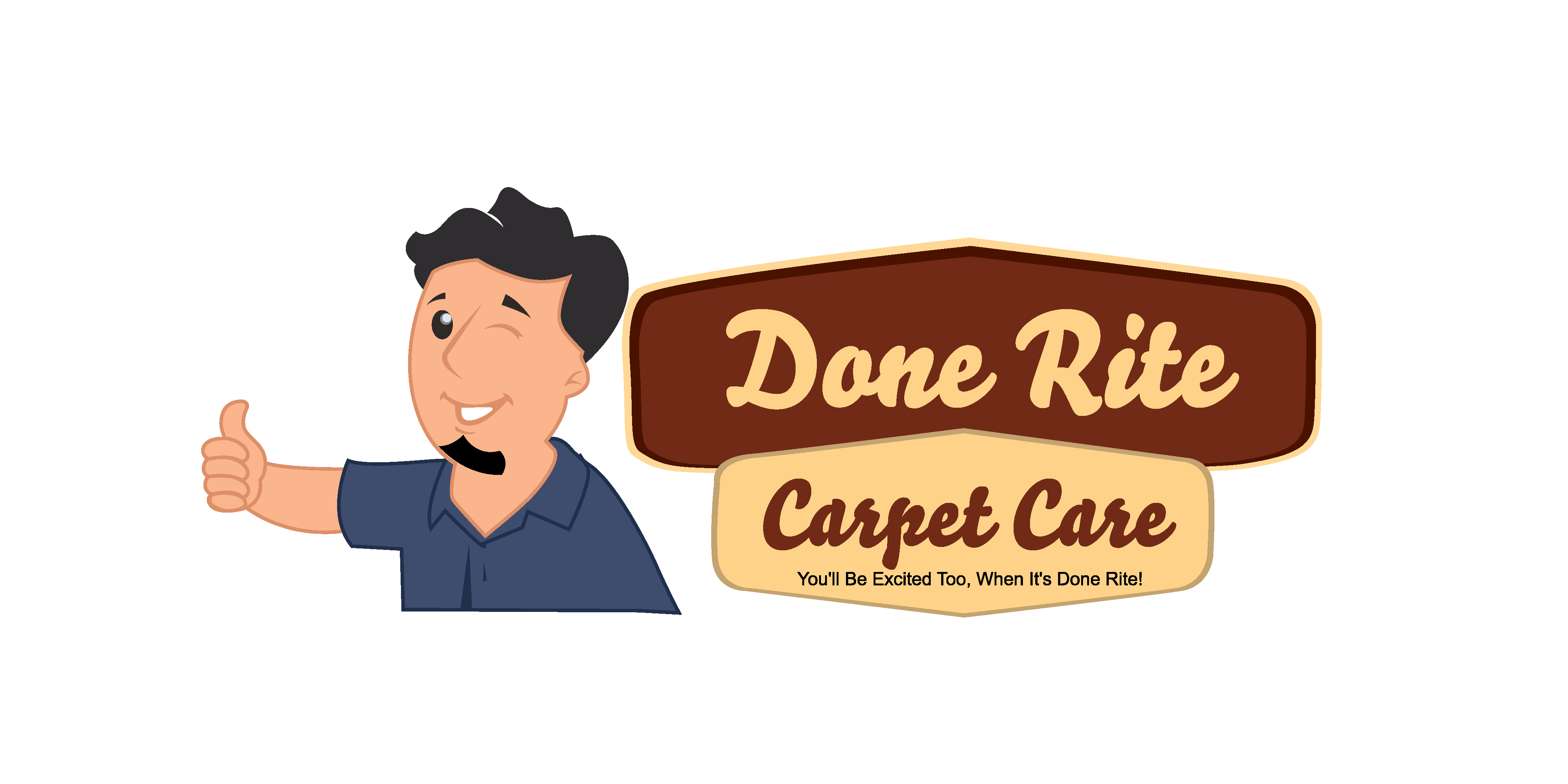 Logo for DONE RITE CARPET CARE
