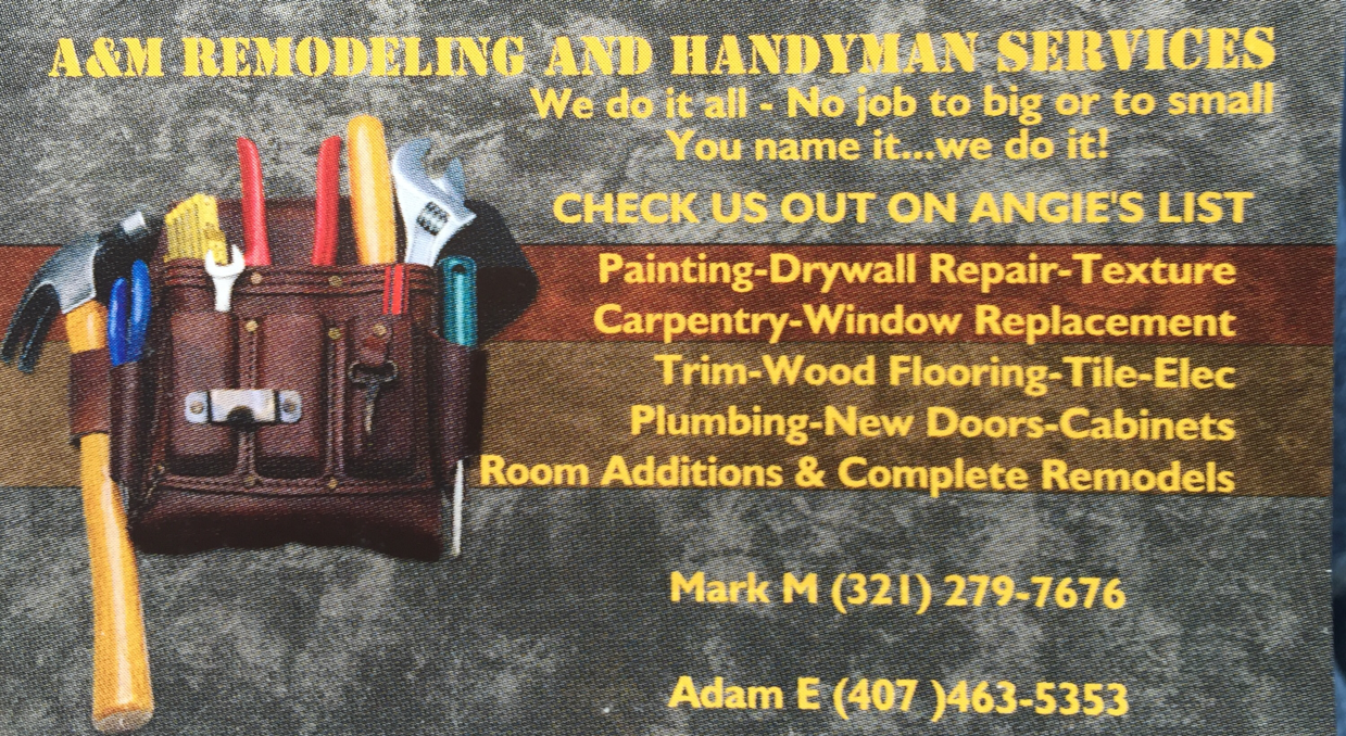 Avatar for A&M Remodeling and Handyman Services