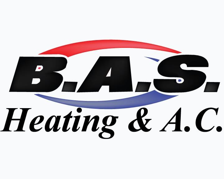 Logo for BAS HEATING & AIR COND