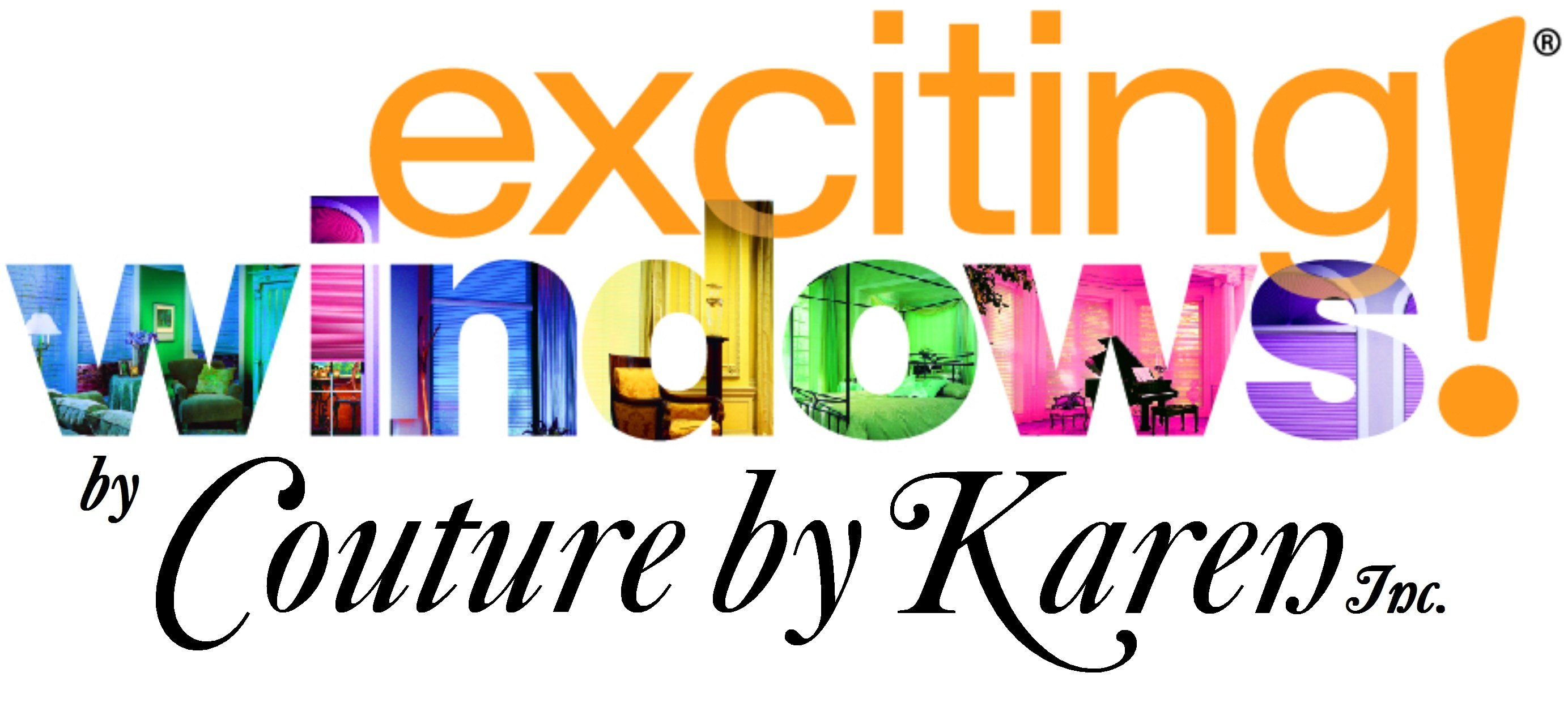Logo for Exciting windows By Couture By Karen Inc
