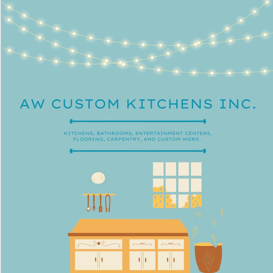 Logo for A W CUSTOM KITCHENS INC