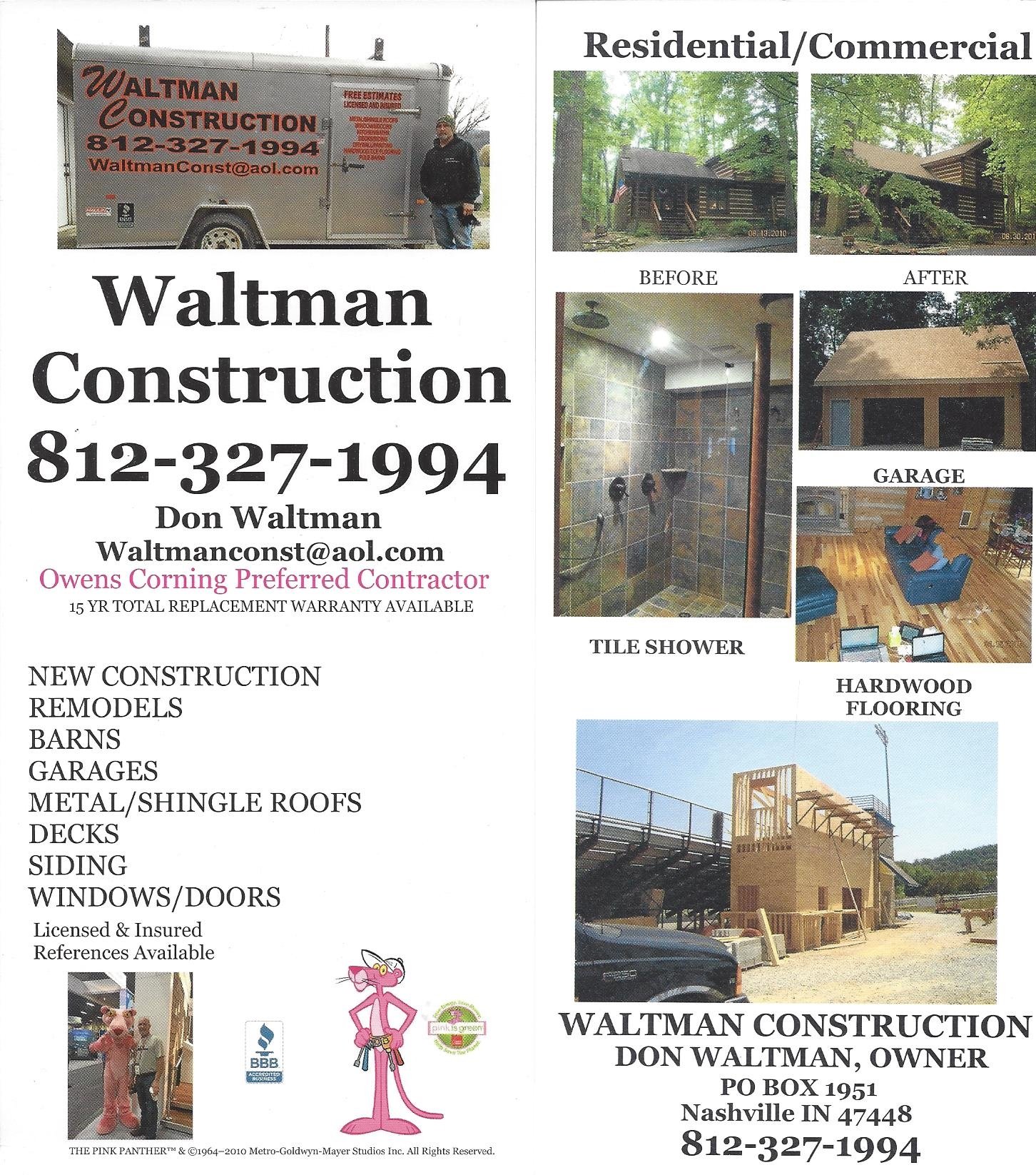 Avatar for Waltman Construction Co., LLC