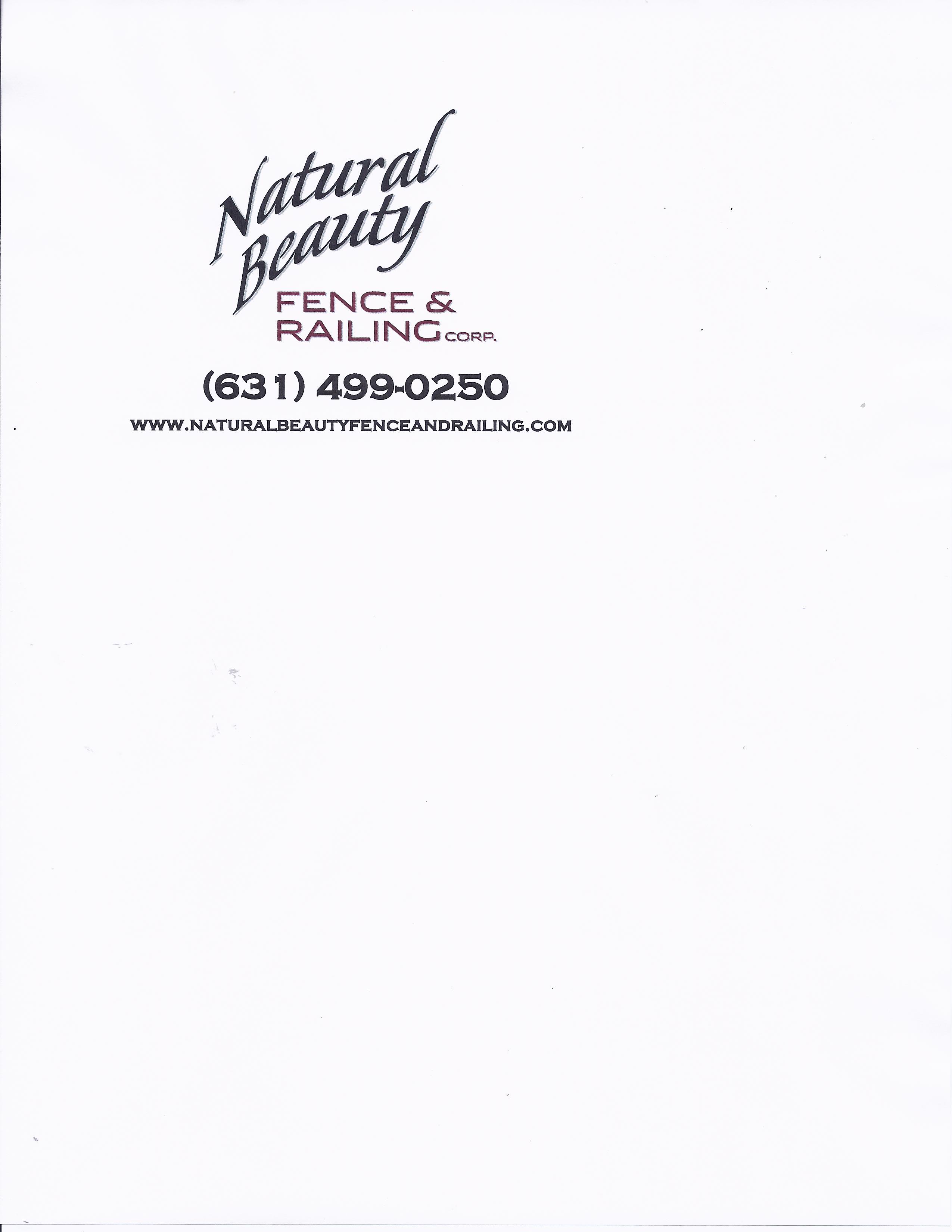 Avatar for Natural Beauty Fence & Railings