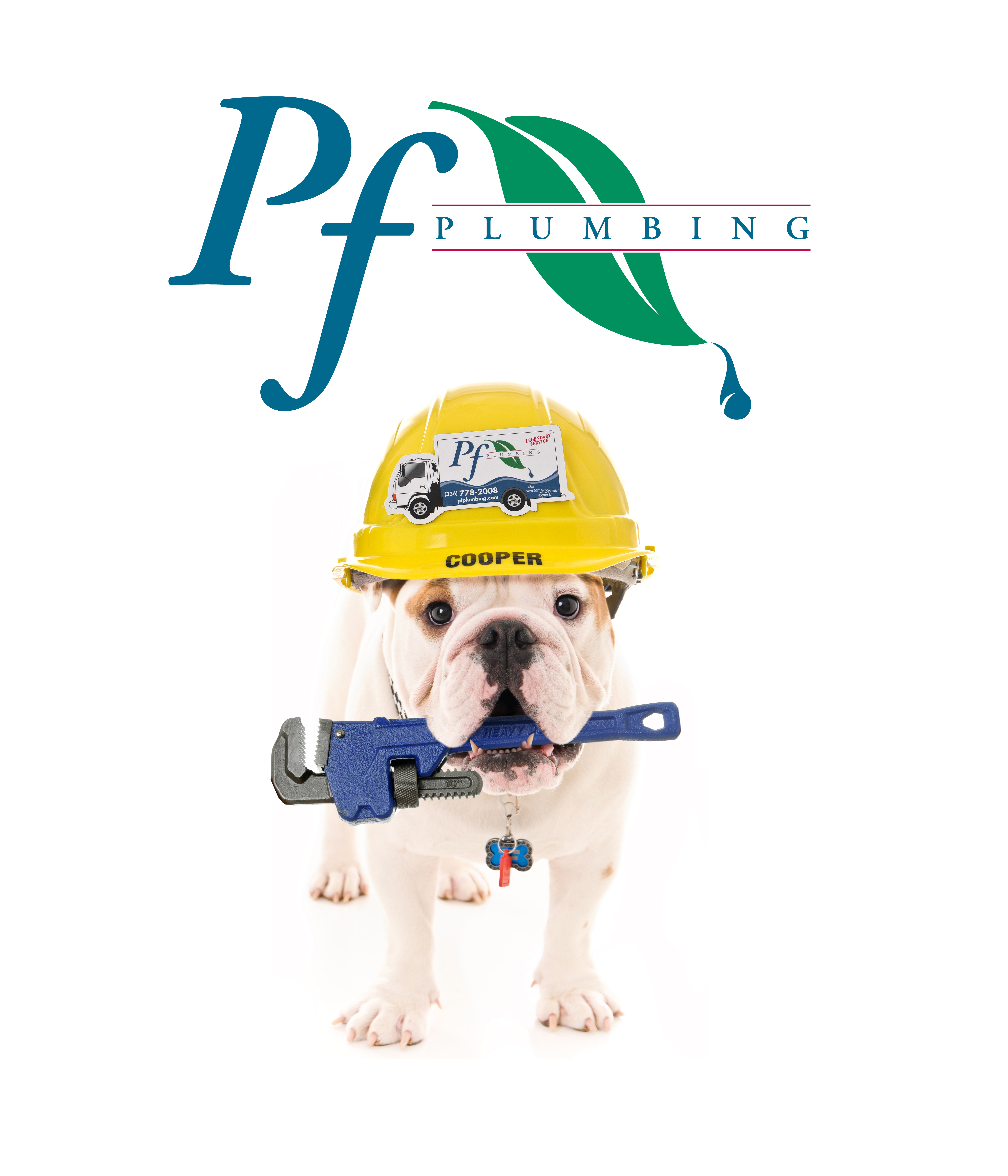 Logo for PF Plumbing