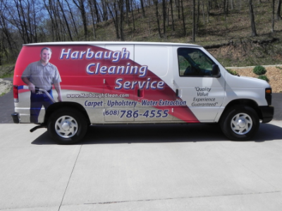 Logo for Harbaugh's Cleaning Service