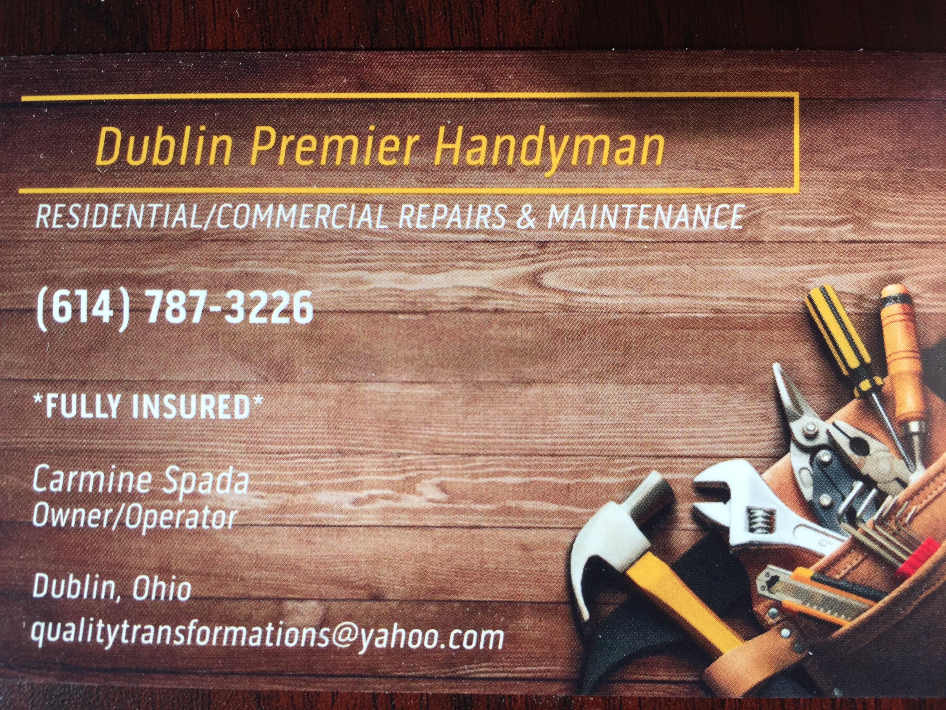 Quality Transformations D.B.A. Dublin Premiere Han logo