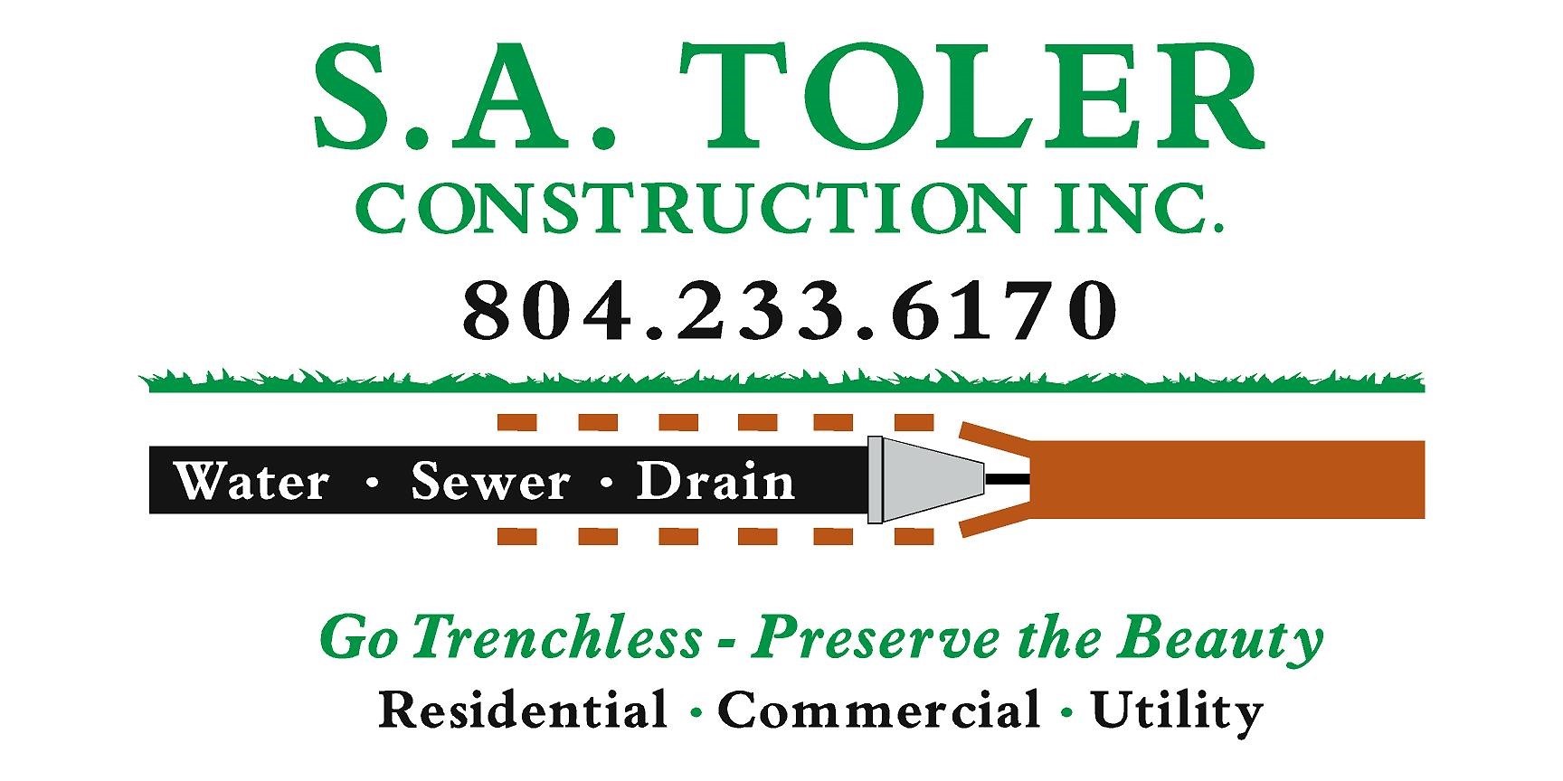 Logo for SA Toler Construction Inc