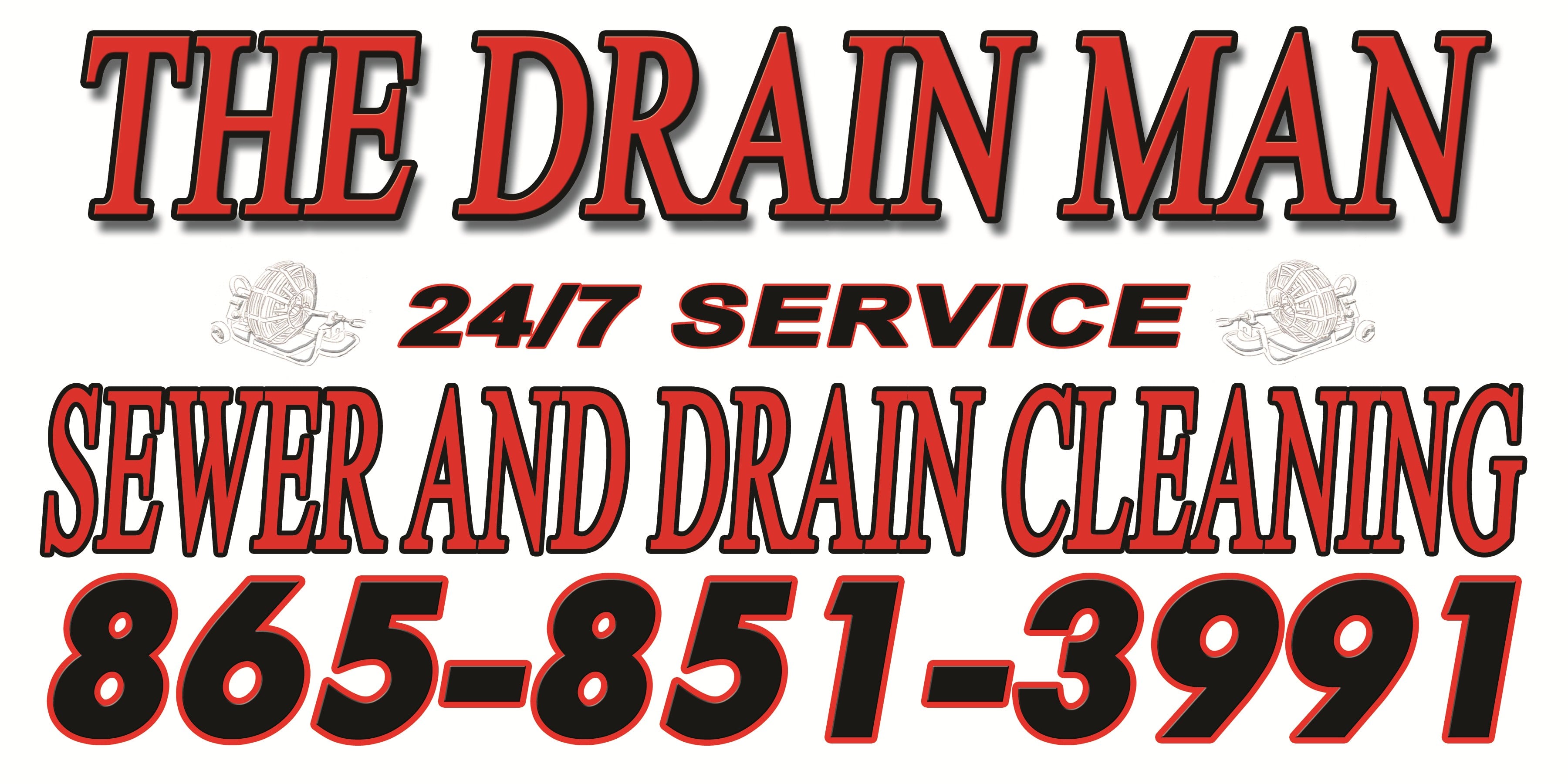 Logo for THE DRAIN MAN