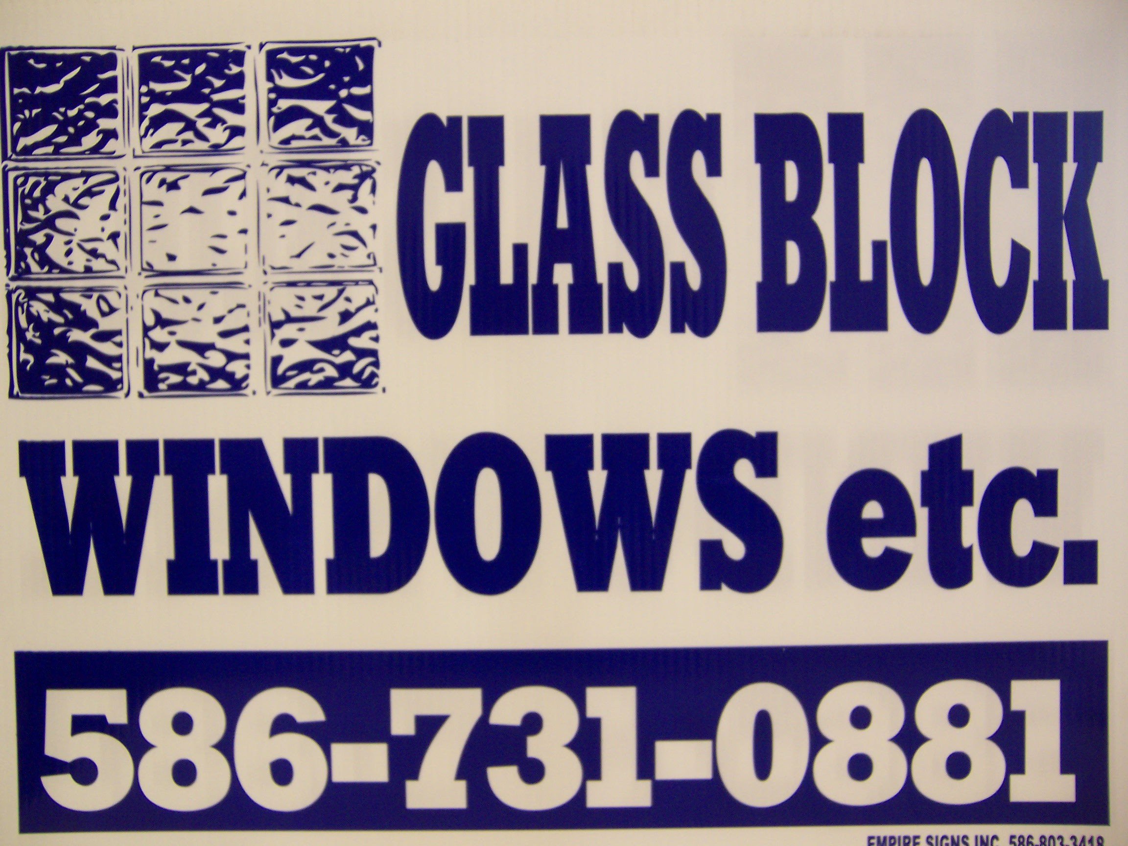 Logo for Glass Block Construction
