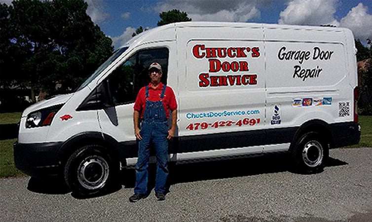 Logo for Chuck's Door Service