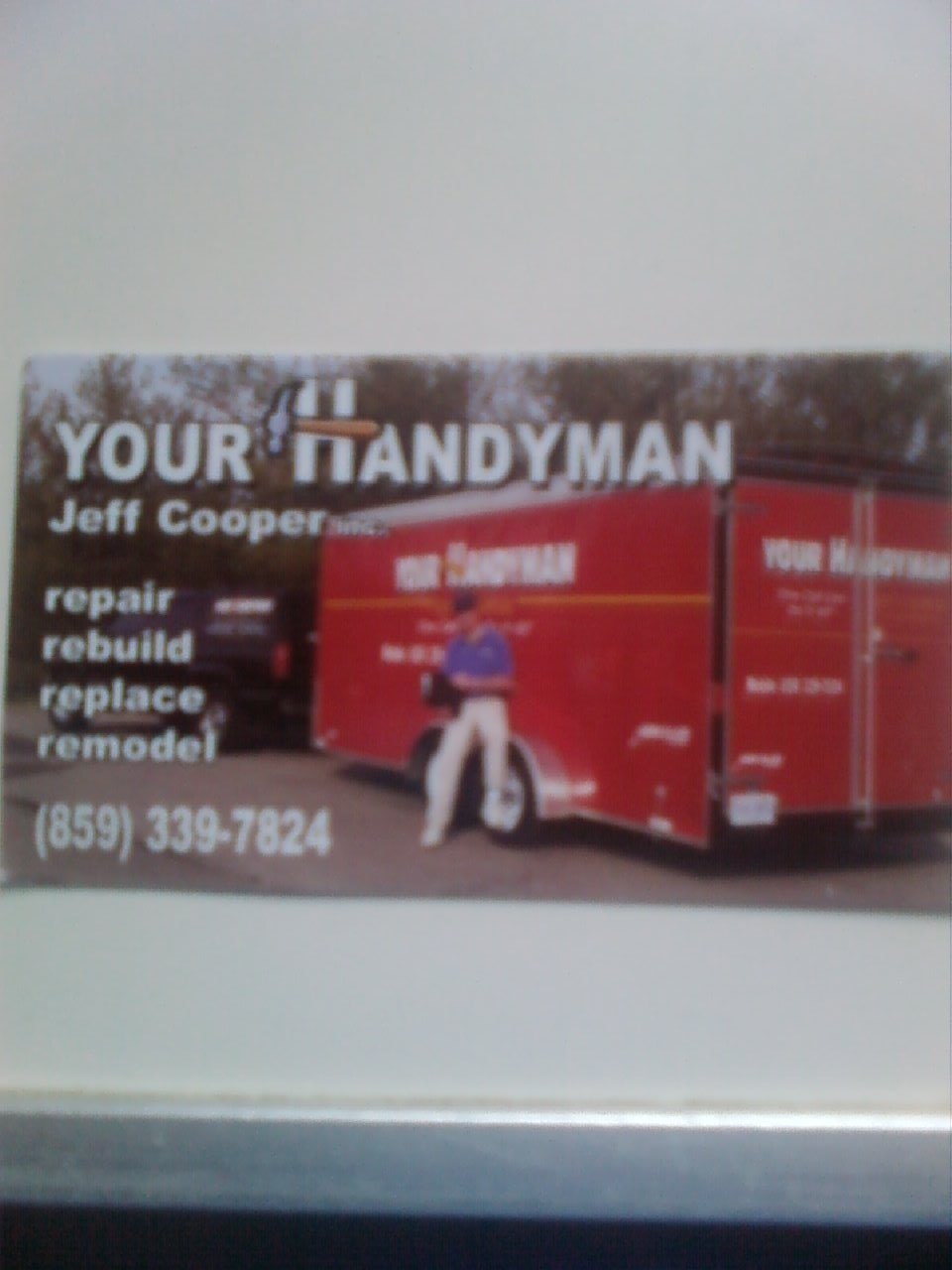 Logo for Your Handyman Jeff Cooper INC