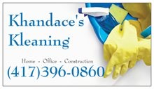 Logo for Khandace's Kleaning