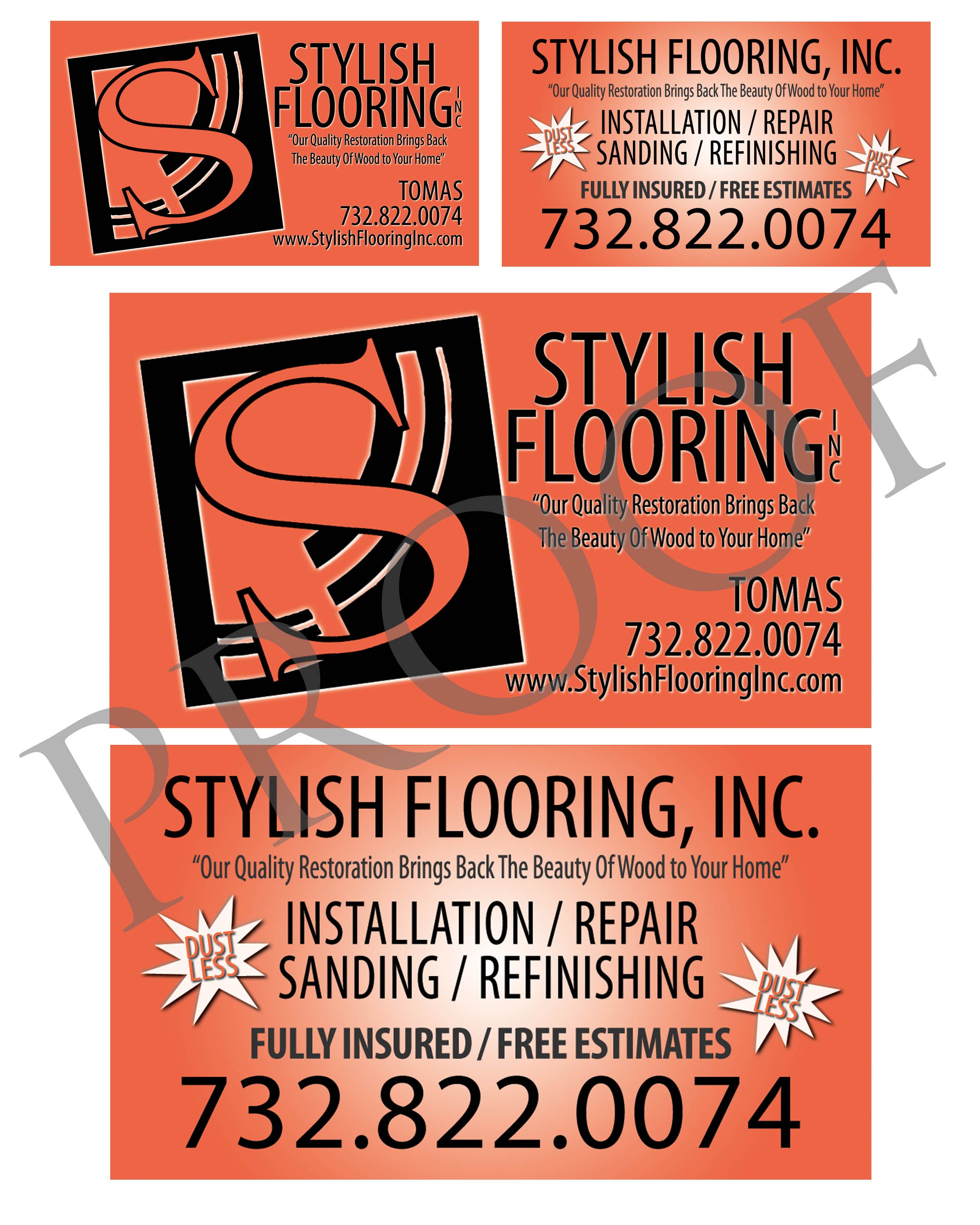 Stylish Flooring DUSTLESS logo