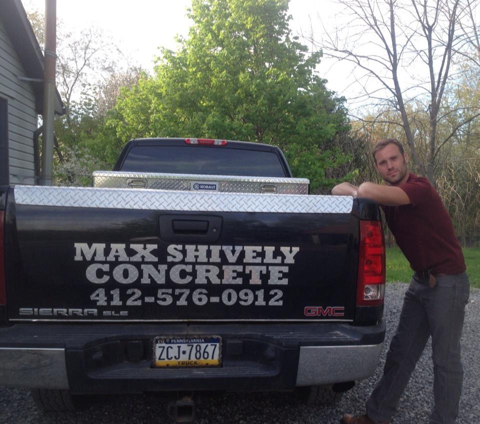 Logo for Max Shively Concrete
