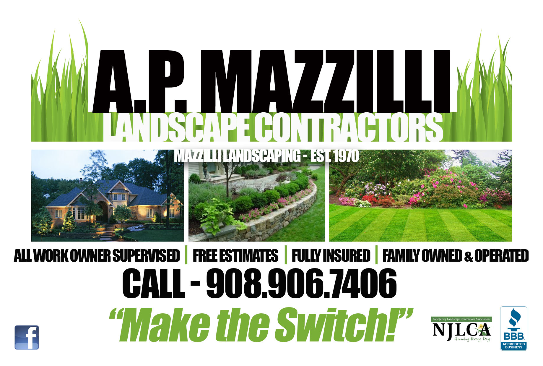 Logo for AP Mazzilli Landscape Contractors LLC