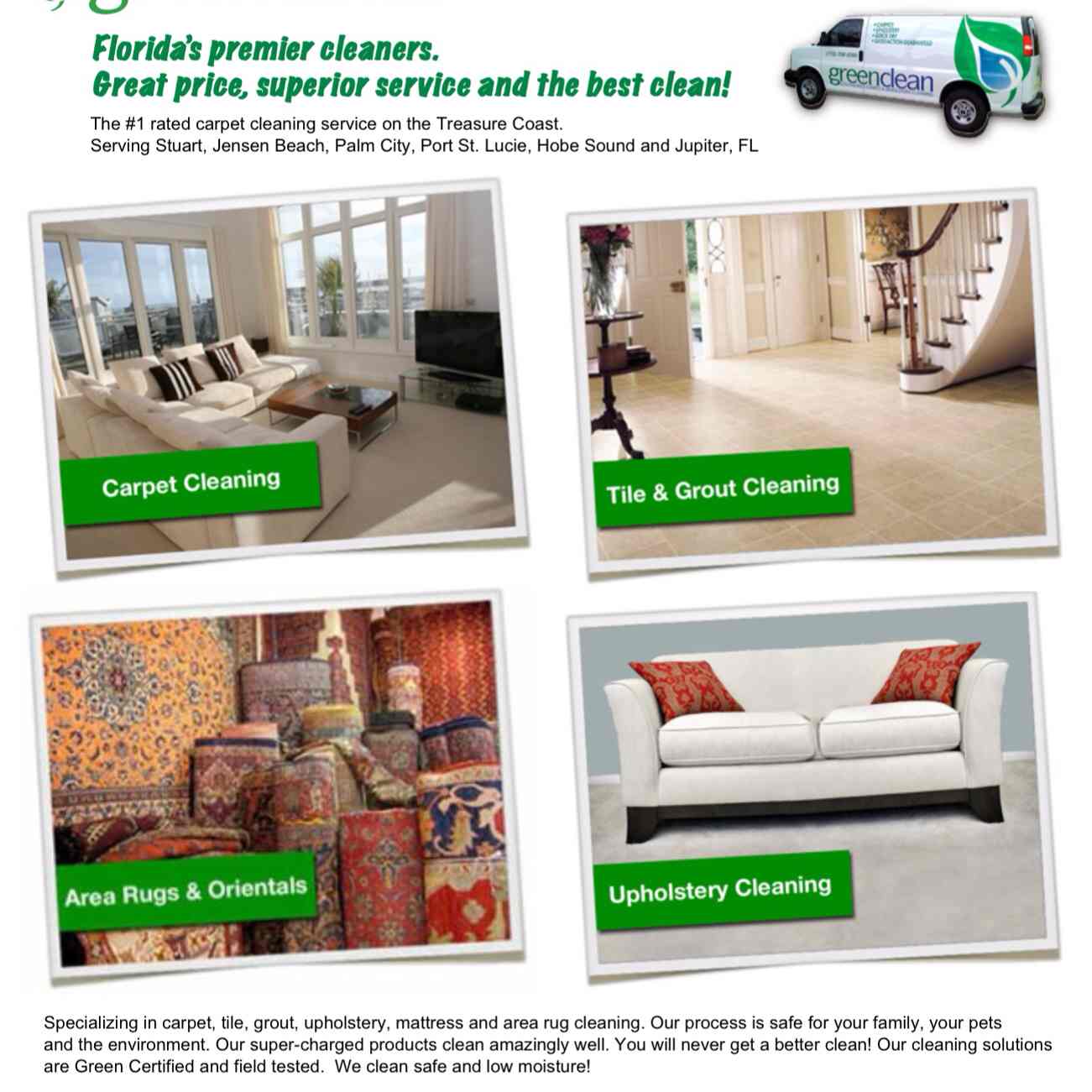 Avatar for Green Clean Carpet, Tile & Upholstery Cleaning