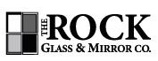 Logo for THE ROCK Glass & Mirror Company