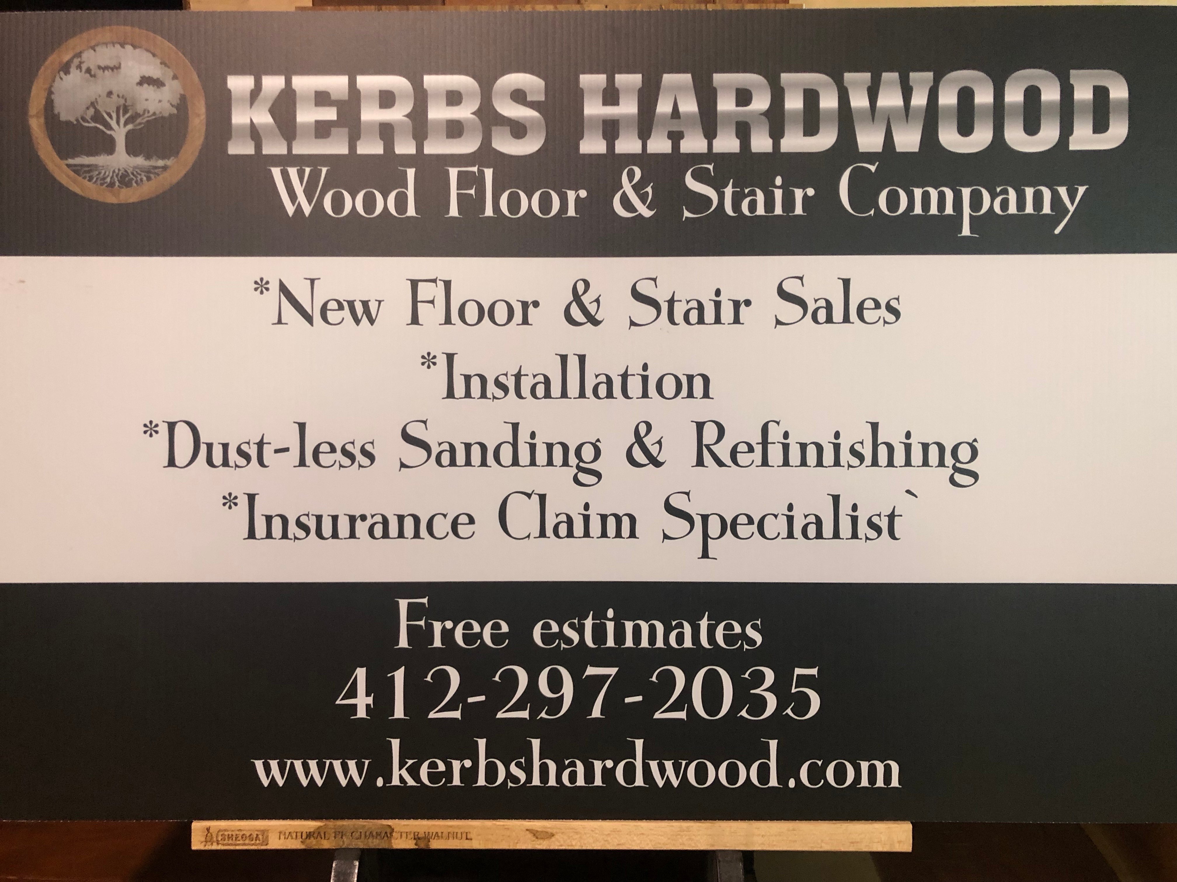 Logo for Kerb's Hardwood LLC