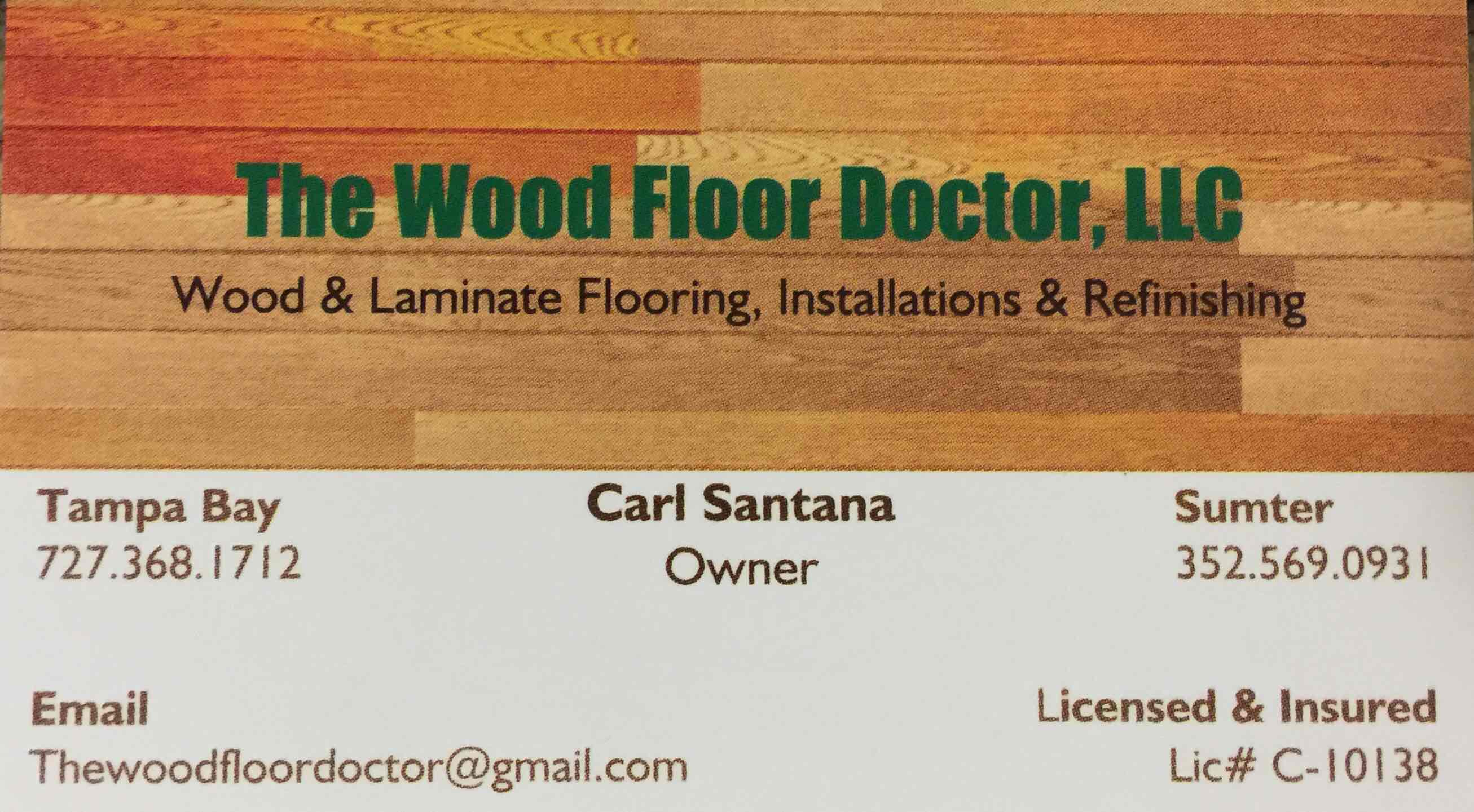 Logo for The Wood Floor Doctor, LLC