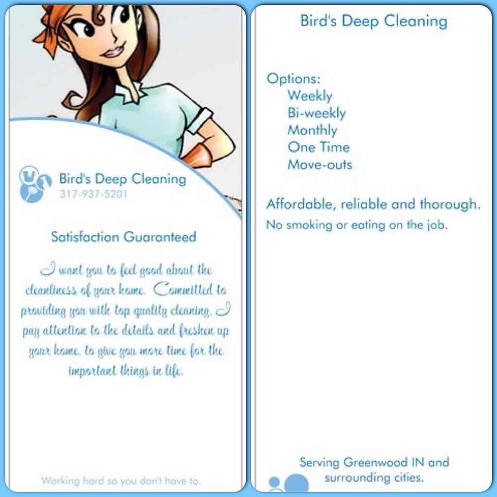 Logo for Birds Deep Cleaning