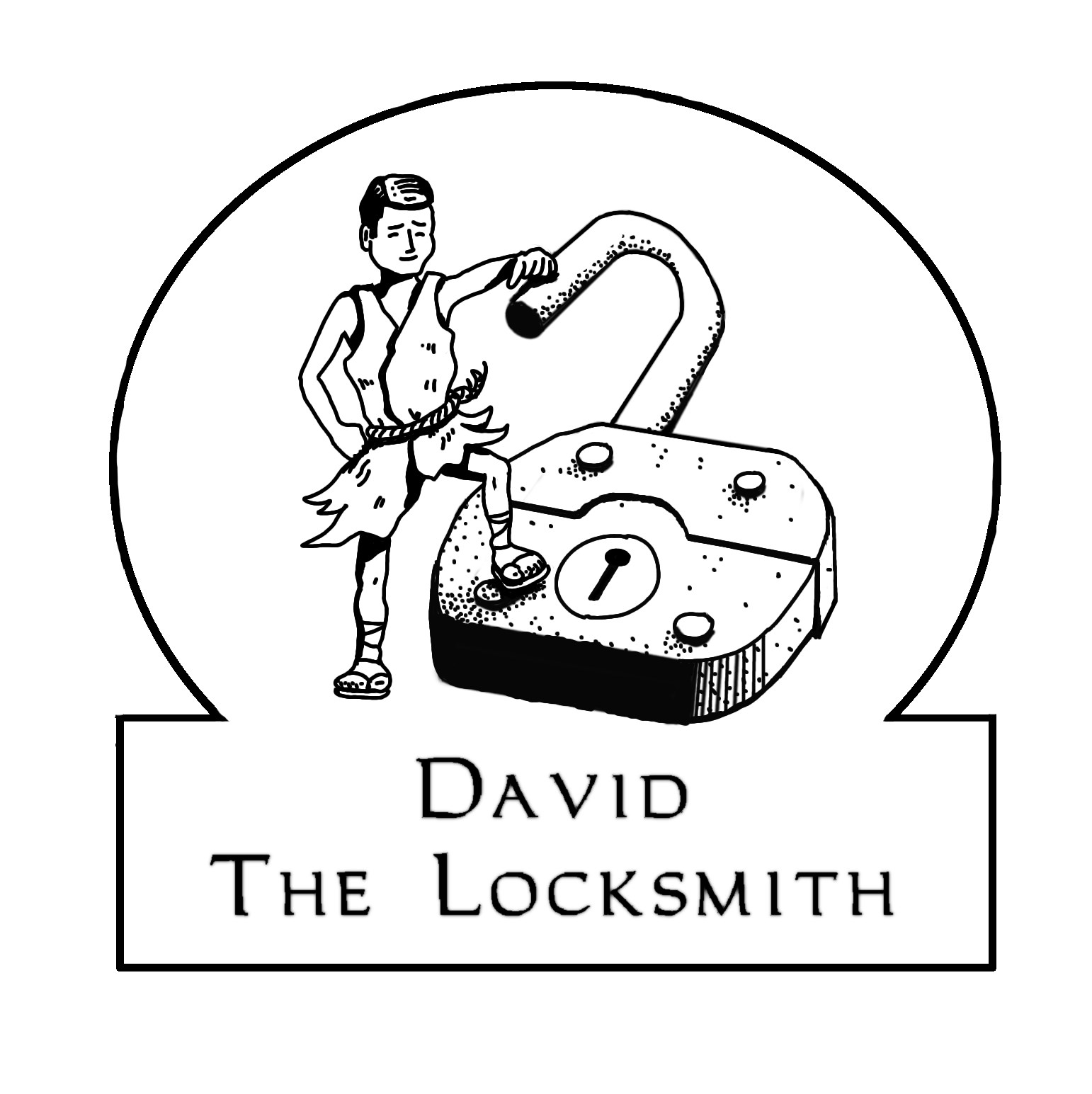 Logo for David the Locksmith