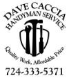 Logo for Dave Caccia Handyman Service LLC.