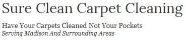 Sure Clean Carpet Cleaning & Water Damage Restore logo