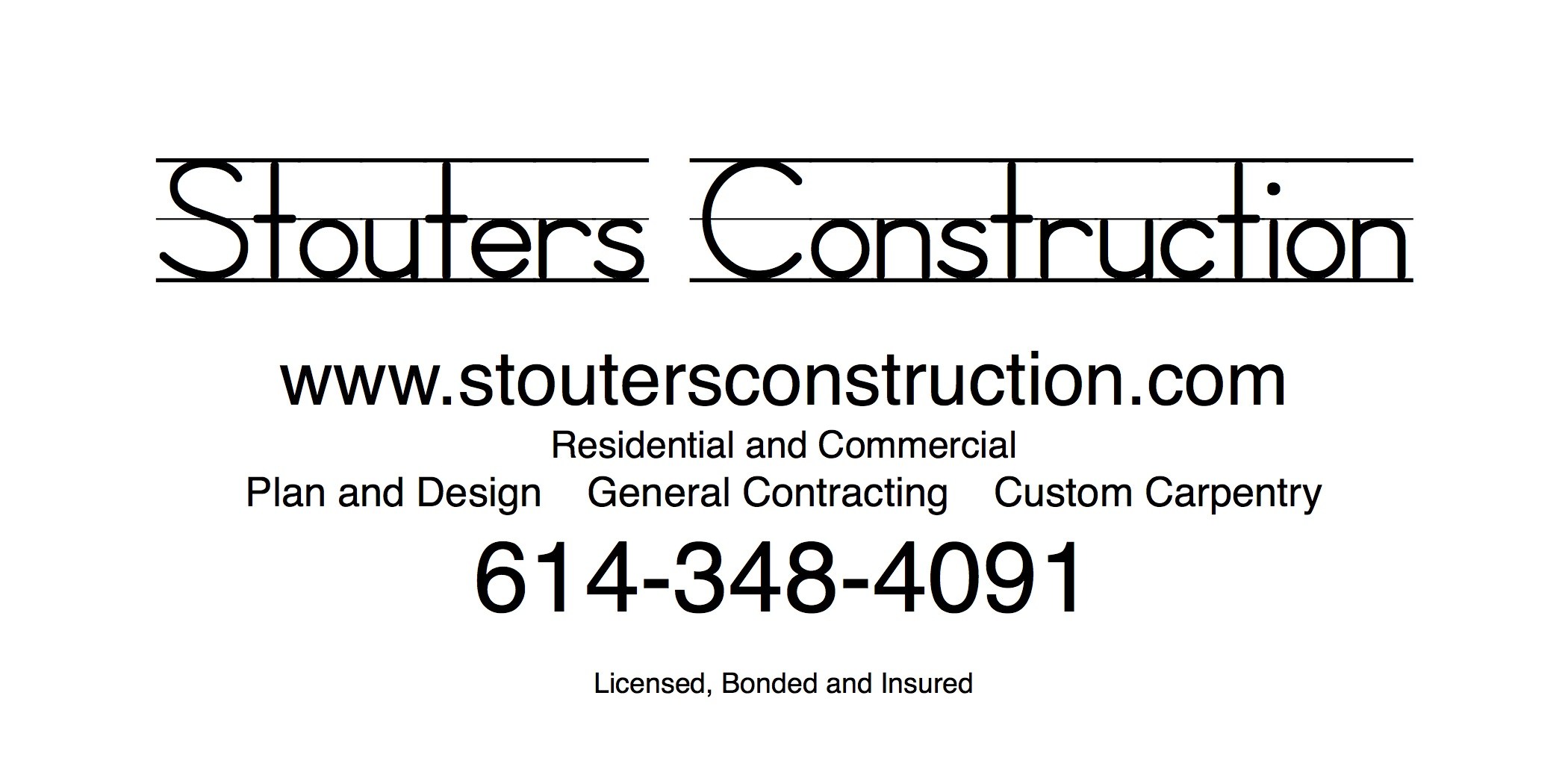 Logo for Stouters Construction