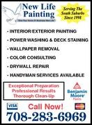 NEW LIFE PAINTING logo