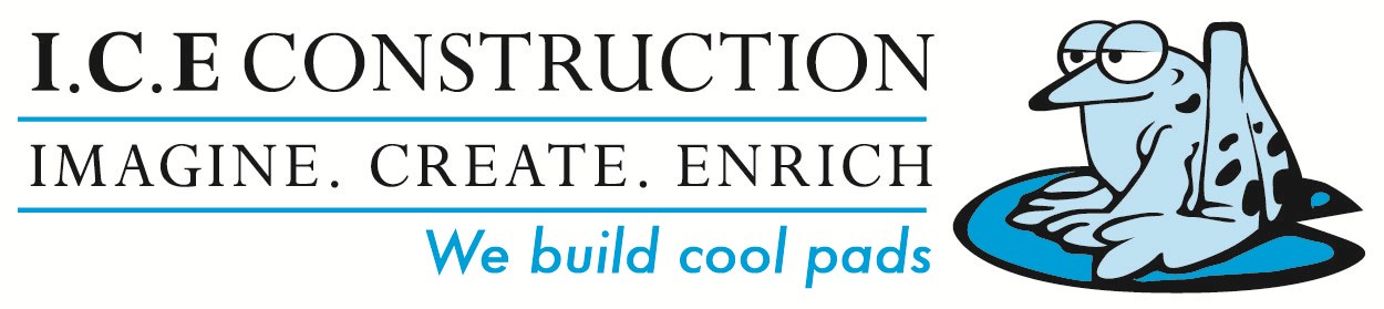 Logo for I C E CONSTRUCTION