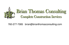 Avatar for Brian Thomas Consulting, Inc.