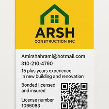 Avatar for ARSH CONSTRUCTION, INC